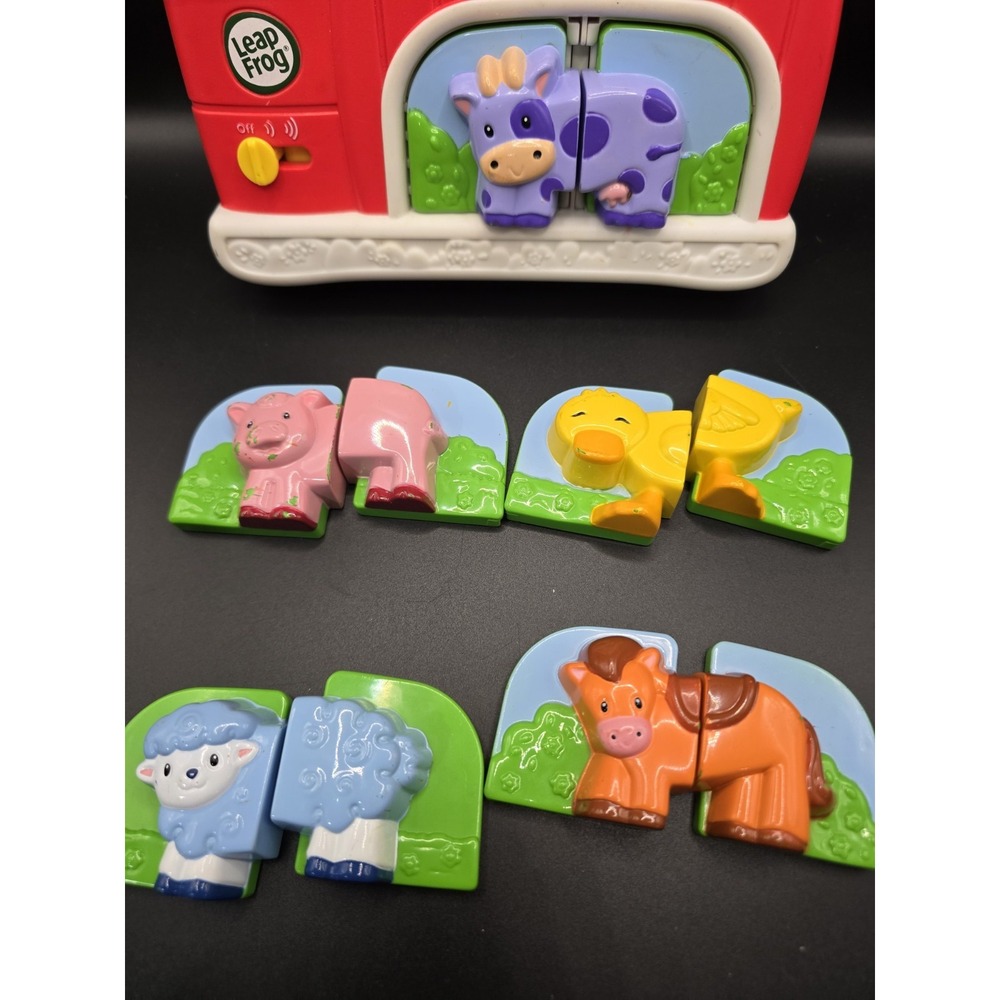 LeapFrog FRIDGE FARM MAGNETIC ANIMAL Complete Set Chick Pig Horse Sheep Cow